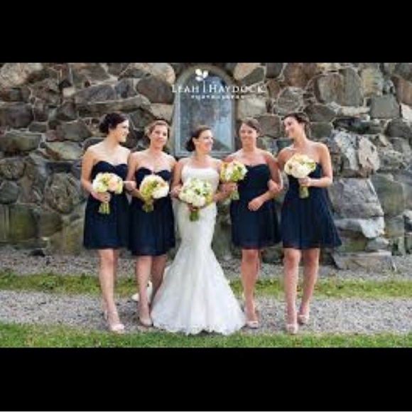 JCrew Silk Chiffon Strapless Dress - Picture 4 of 6